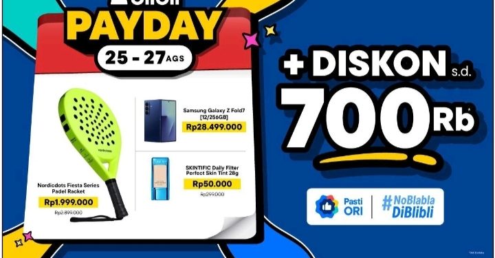 Blibli Payday August Event: Belanja di Tanggal Gajian