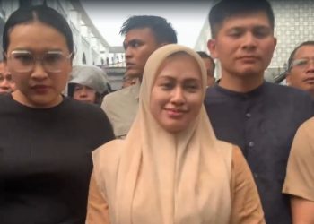 Ketua DPRD Sumut Erni Ariyanti Temui Aksi Massa