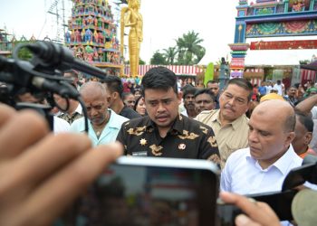 Resemikan Kuil Shri Raja Rajesvari, Gubernur Bobby Ajak Umat Hindu Siapkan SDM Anti-Narkoba