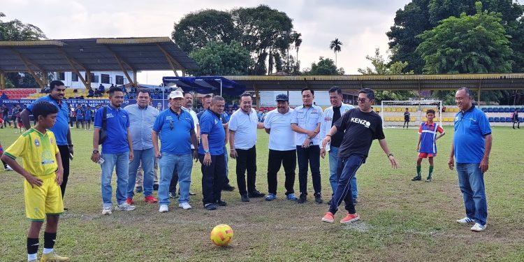 Demokrat Sumut Hidupkan Kompetisi Usia Dini, 24 SSB Ikuti Festival U-13 AHY Cup I