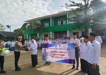 Satlantas Polres Madina Goes to School Sosialisasi Kamseltibcar Lantas