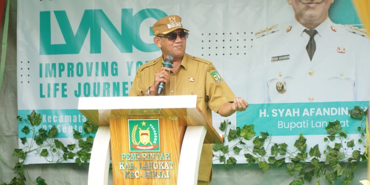 Bupati Langkat Launching Program LVNG Pemantauan Kesehatan Digital Anak