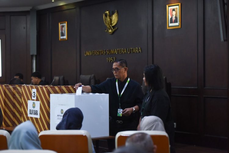 3 Calon Rektor USU 2026-2031 dengan Suara Terbanyak Resmi Terpilih