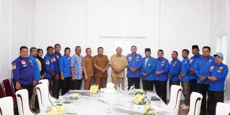 Syah Afandin Sambut Audiensi KNPI Langkat, Tekankan Musda Tanpa Dualisme