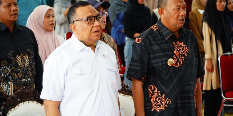 Bupati Langkat Dampingi Wamenaker RI Buka Pelatihan TMT Perunggasan Nasional