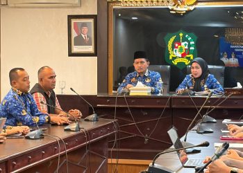 Launching Aplikasi Sistem Informasi Kerja Sama Daerah (SIKADA) Di Ruang Rapat II Kantor Wali kota Medan
