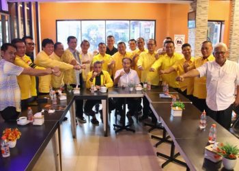 Deklarasi Andar Amin Harahap sebagai kandidat Ketua Golkar Sumut diumumkan oleh gerbong daerah solid