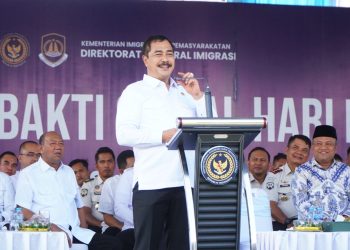 10 Ribu Paket Sembako Disalurkan ke Masyarakat Langkat, Syah Afandin Apresiasi Menteri Imigrasi