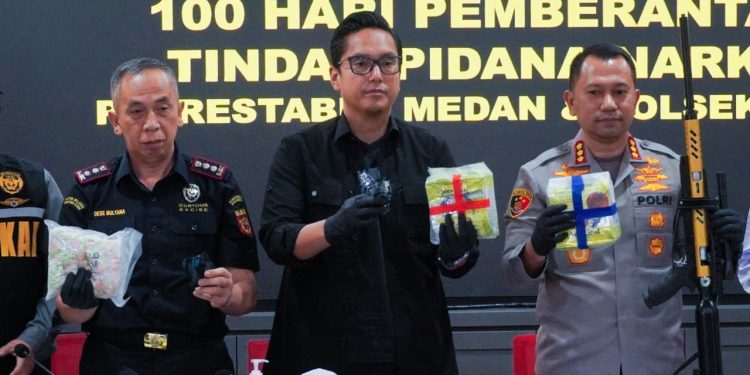 Rico Waas Apresiasi Kinerja Polrestabes Medan, Sinergi Pemberantasan Narkoba Diperkuat