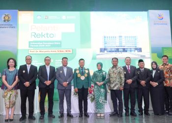 Wakil Bupati Langkat Hadiri Pelantikan Rektor USU Periode 2026-2031