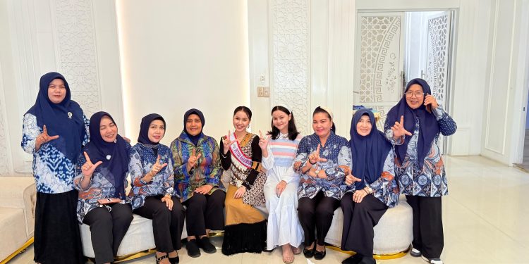 Ketua PKK Langkat Dukung Ratu Morayya di Ajang Puteri Pelajar Riau 2026