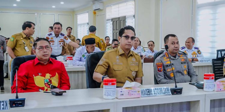 Wali Kota Rico Ikuti Rakor Lintas Sektoral Idulfitri, Tegaskan Komitmen Mudik Lancar, Aman dan Nyaman
