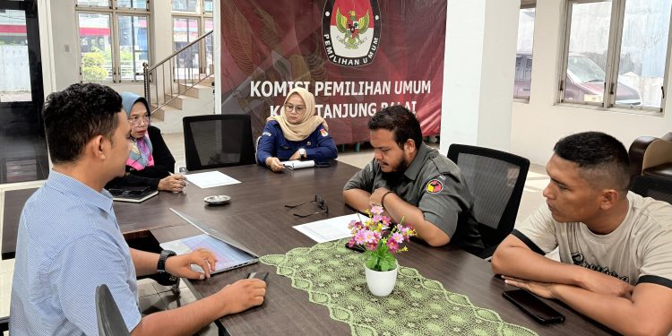 Perkuat Pengawasan, Bawaslu Kota Tanjungbalai Koordinasi Pelaksanaan Rekap PDPB Ke KPU