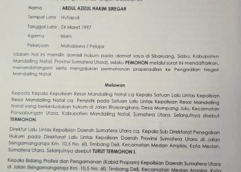 Tersangka Penabrak Tak Kunjung Ditahan, Anak Korban Prapidkan Kapolres Madina Ke Pengadilan