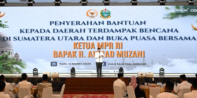 Ketua MPR RI Gulirkan 5.000 Paket Bantuan, Gubernur Bobby Harap Perkuat Semangat Korban Bencana