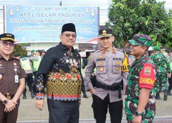 Bupati Dairi Hadiri Apel Gelar Pasukan Operasi Ketupat Toba 2026