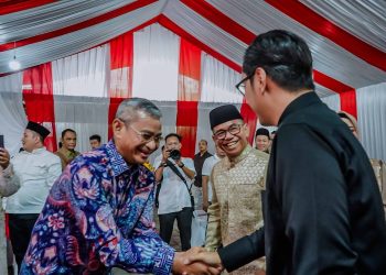 Pererat Silaturahmi, Zakiyuddin Harahap Sambut Hangat Tamu Halalbihalal