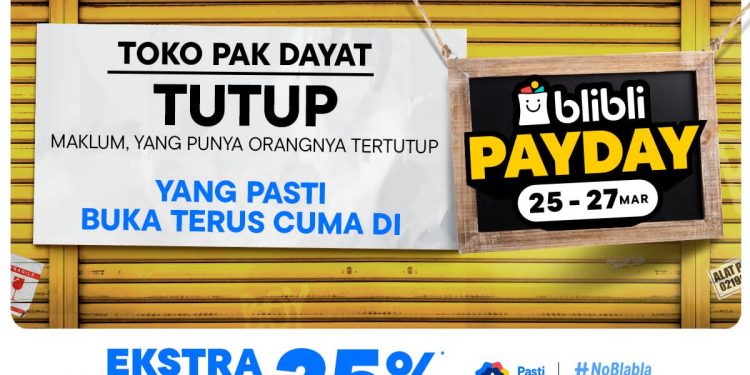 Warung Tutup, Stok Habis? Blibli Pay Day Siap Jadi Pemasok Kebutuhan Harian Usai Lebaran