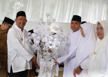 Bupati dan Wabup Langkat Hadiri Halal Bihalal IKAPTK dan Tepung Tawari 3 Calhaj