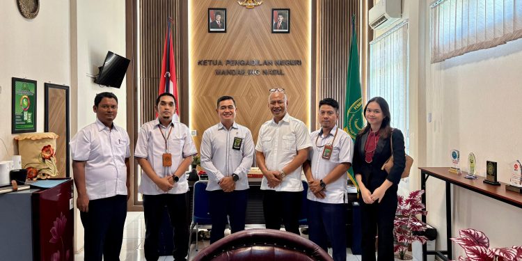 Pererat Sinergi, Pinca BRI Panyabungan Sambangi PN Mandailing Natal