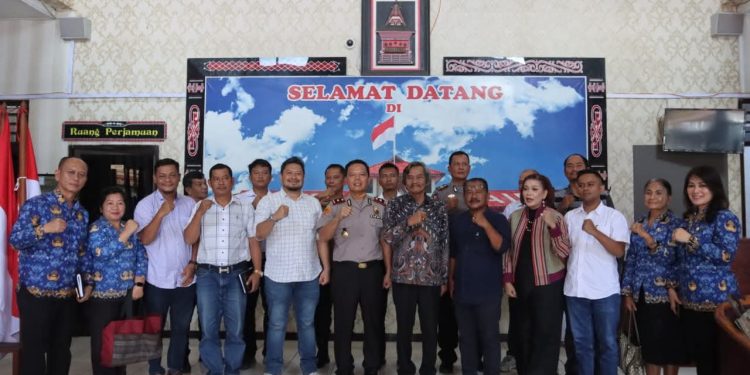 Pemkab Dairi dan DPRD Audensi ke Polres Dairi Bahas Darurat Narkoba
