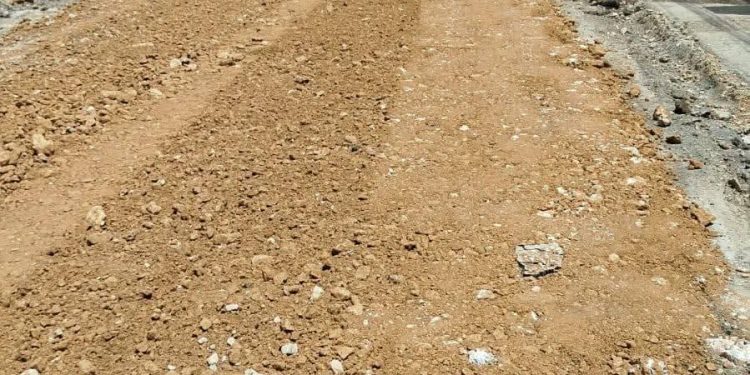 Jalan Pakpak Kota Sidikalang Mulai Diperbaiki