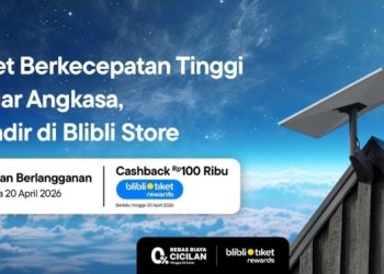 Internet Berkecepatan Tinggi dari Luar Angkasa Starlink, Kini Hadir di Blibli Store