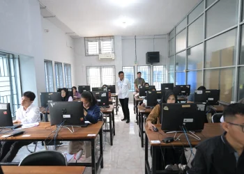 Rektor USU Tinjau Hari Pertama UTBK-SNBT 2026, Pastikan Tak Ada Celah untuk Peserta Curang