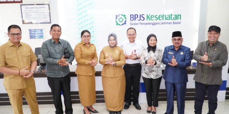 Wabup Tiorita Jemput Strategi UHC ke BPJS Kesehatan Kabanjahe