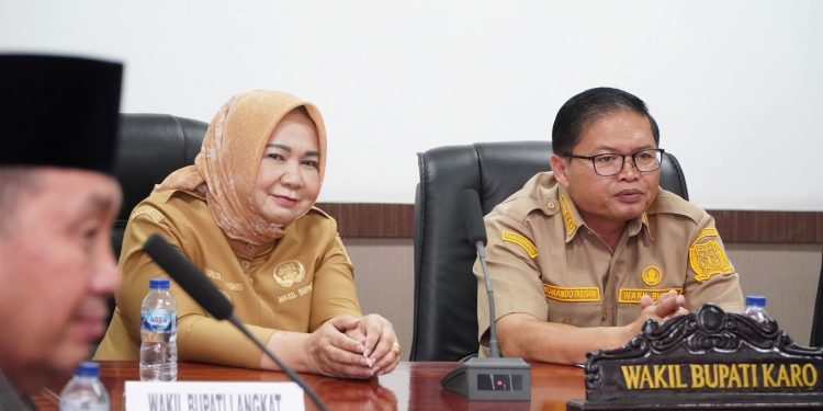 Wabup Tiorita Perkuat Sinergi Langkat–Karo Lewat Kunjungan Kerja