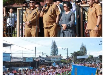 Bupati Dairi Bersama Wabup Berangkatkan Kontingen MTQN ke-51 Tahun 2026