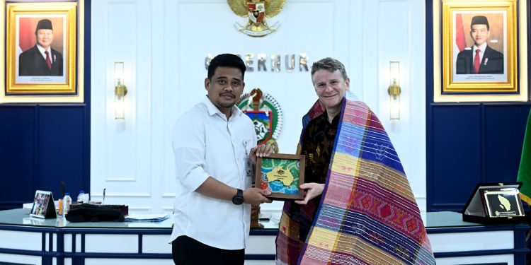 Gubernur Bobby Promosikan Sumut ke Dubes Australia sebagai Gerbang Investasi Indonesia Barat
