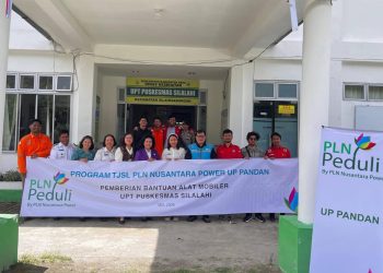 PT PLN Nusantara Power Unit Pembangkitan Pandan Serahkan Bantuan ke Puskesmas Silalahi