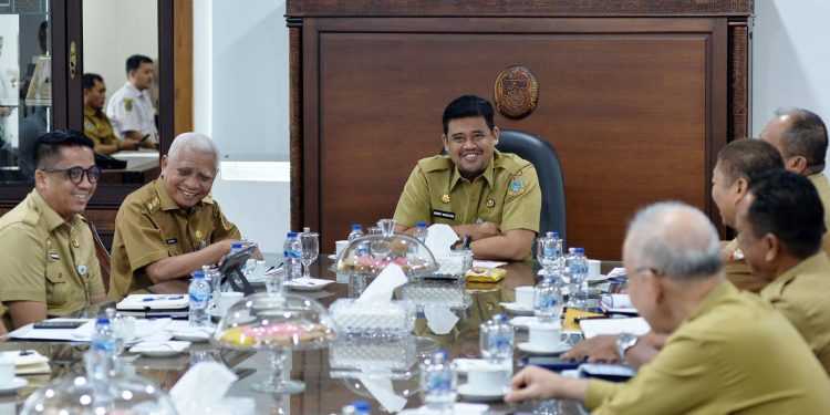 Terima Kunjungan Bupati Asahan, Gubernur Bobby Pastikan Percepatan Pembangunan Infrastruktur