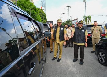 Patuhi Instruksi Gubernur Bobby, Pemprov Sumut Gelar Apel Kendaraan Dinas dan Pastikan Taat Pajak
