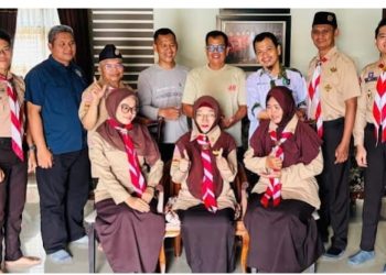 Kolaborasi Pramuka USU dan Sergai Tangani Potensi Limbah Pesisir