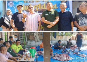 Penyembelihan Hewan Qurban PWPM Momentum Kebersamaan dan Berbagi