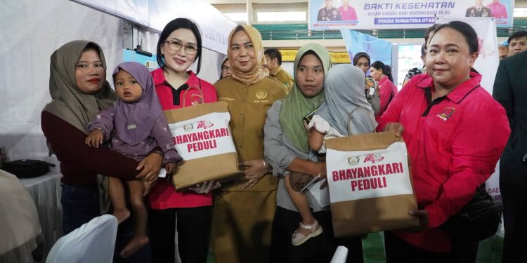 Wabup Tiorita Apresiasi Bhakti Kesehatan HUT ke-80 Bhayangkara di Langkat
