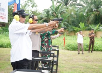 Bupati Langkat Apresiasi Menembak Gembira Bhayangkara Ke-80