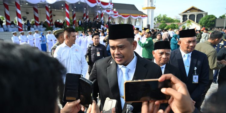Pimpin Upacara Hari Lahir Pancasila, Gubernur Bobby Tegaskan Pancasila Jadi Jawaban Tantangan Global