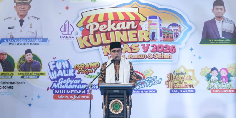 Buka Pekan KHAS V 2026, Rico Waas: Ini Bukan Bazar Biasa, Harus Tonjolkan Ikon Khas Kuliner Medan