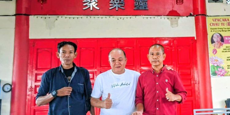 Giat Sambang Jumat Barokah, Ketua Pewarta Silaturahmi ke Yayasan Sosial Marga Ong di Tanjung Morawa