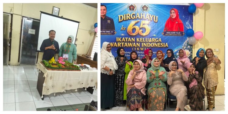 IKWI Sumut Peringati HUT Via Zoom Dihadiri Ketum PWI, Farianda Minta Para Istri Iringi Langkah Suami Menuju Profesional