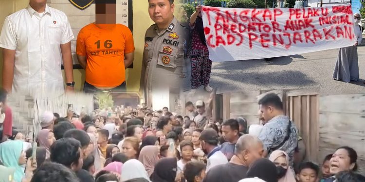 Polres Tanjungbalai Tetapkan Terduga Pelaku Asusila Anak sebagai Tersangka Usai Aksi Warga dan Demo