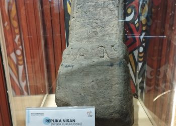 Disbudparekraf Sumut Pamerkan Nisan Syekh Rukunuddin dari makam Mahligai Barus di PRSU