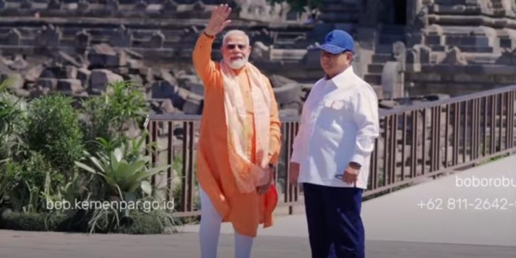 Terkait Kerjasama Konservasi, PM India Kunjungi Candi Prambanan