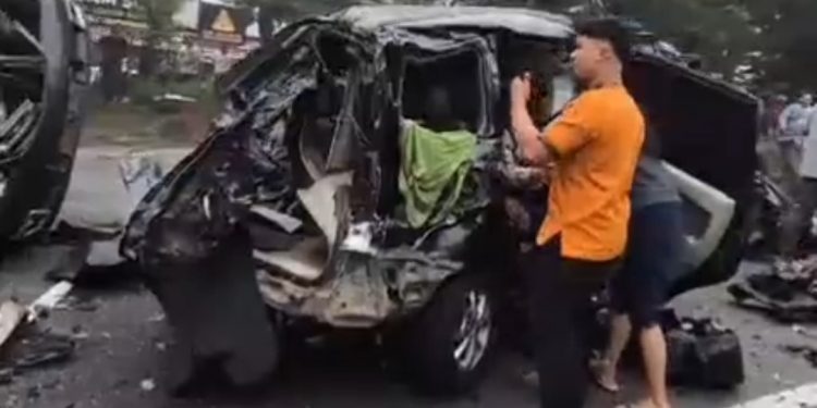Tabrakan Beruntun di Sibolangit Dipicu Truk Rem Blong