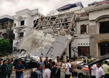 Boom… Ledakan Dahsyat di Grand Polonia Medan, 5 Rumah Rusak 6 Luka-luka