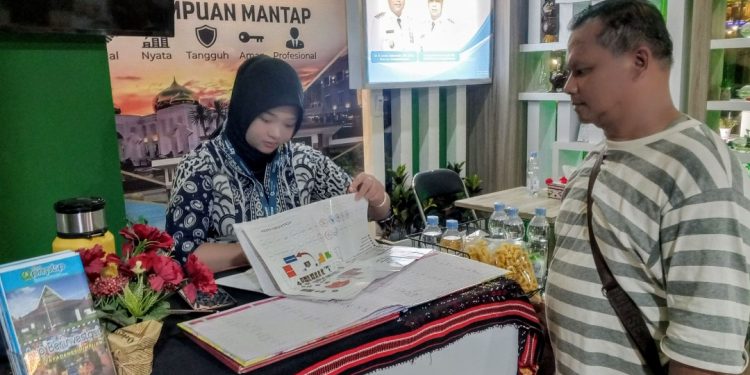 Paviliun Pemko Padangsidempuan Tawarkan Ramah Investasi kepada Pengunjung PRSU