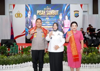 Hadiri Pisah Sambut Kapolres Langkat, Tiorita Harapkan Ini